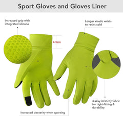 Touchscreen Handschuhe Winddicht Anti-Rutsch Outdoor Laufhandschuhe