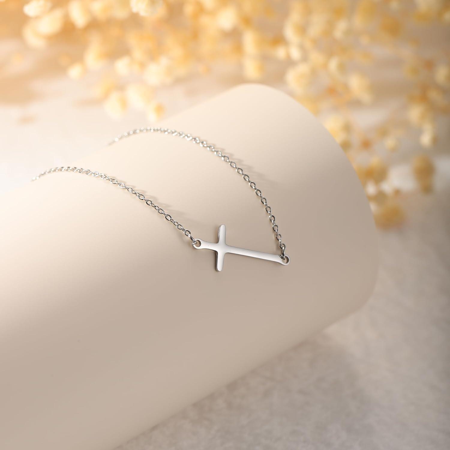 Kreuz Kette Gold Vergoldet Layered Choker Halskette DamenModeschmuck