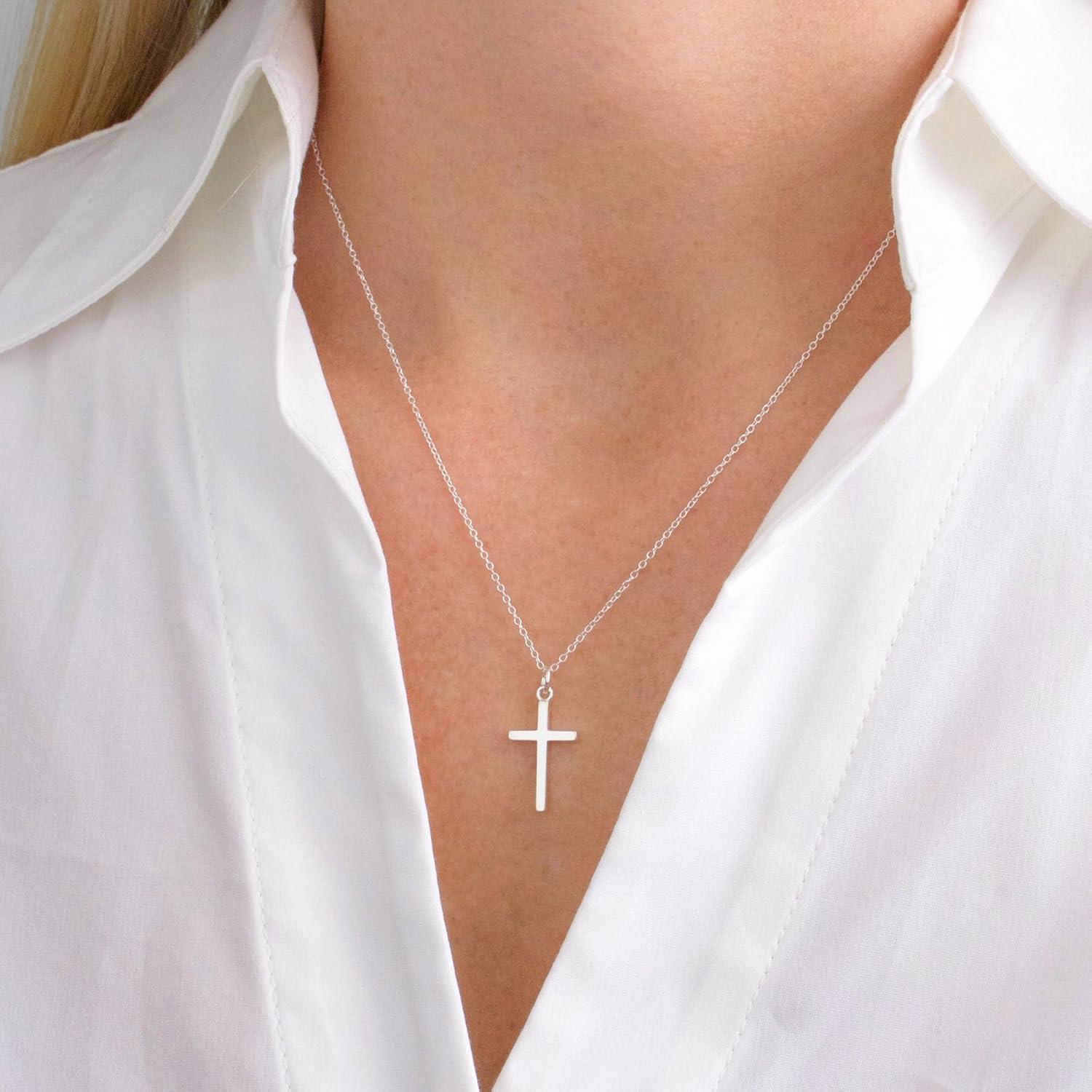 TINGN Kreuz Kette Gold 14K vergoldet Layered Choker