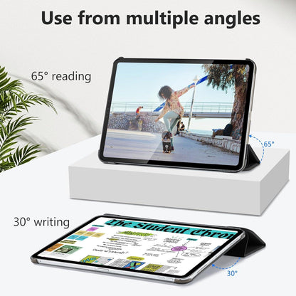 CoBak iPad Pro 11 Zoll 2024 Hülle Schwarz mit Standfunktion