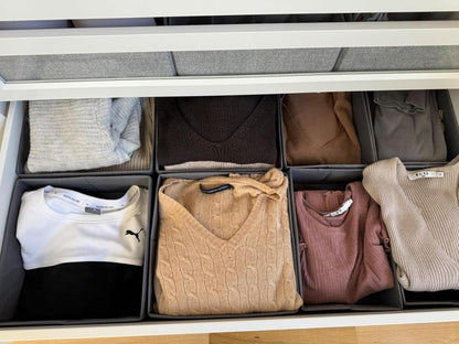 Schubladen Organizer Set 8-teilig für Kleidung & Babykleidung