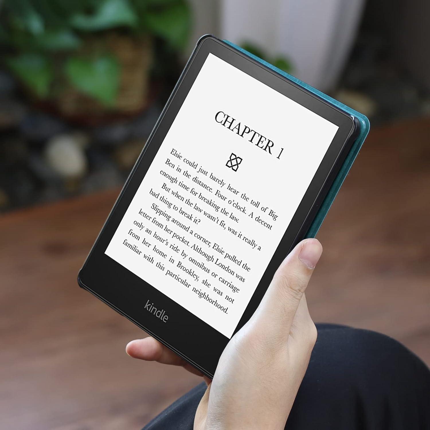 CoBak Kindle Paperwhite Signature Edition Hülle - Auto-Sleep/Wake - Himmelblau
