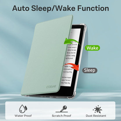 CoBak Kindle Paperwhite Smart-Cover Auto-Sleep-Wake Salbeigrün