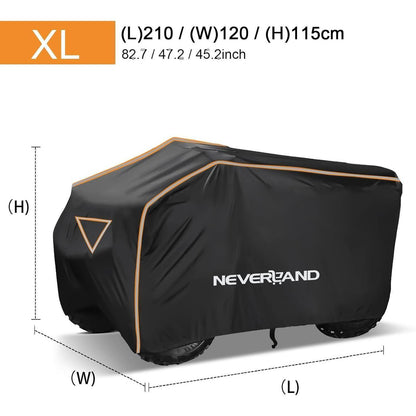 ATV Abdeckplane Wasserdicht 210x120x115cm – Quad Cover XL