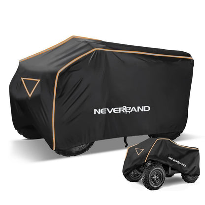 ATV Abdeckplane Wasserdicht XXXL 256x110x120cm Orange/Schwarz