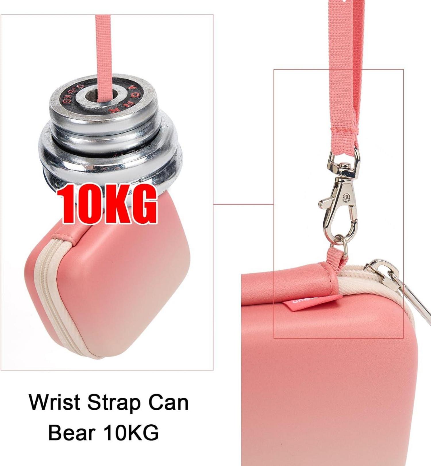Cwatcun Digitalkameratasche Kabeltasche Elektronik Organizer Rosa