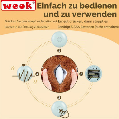 Herzschlag Welpe Plüschtier – Angstlinderung & Kuscheltraum