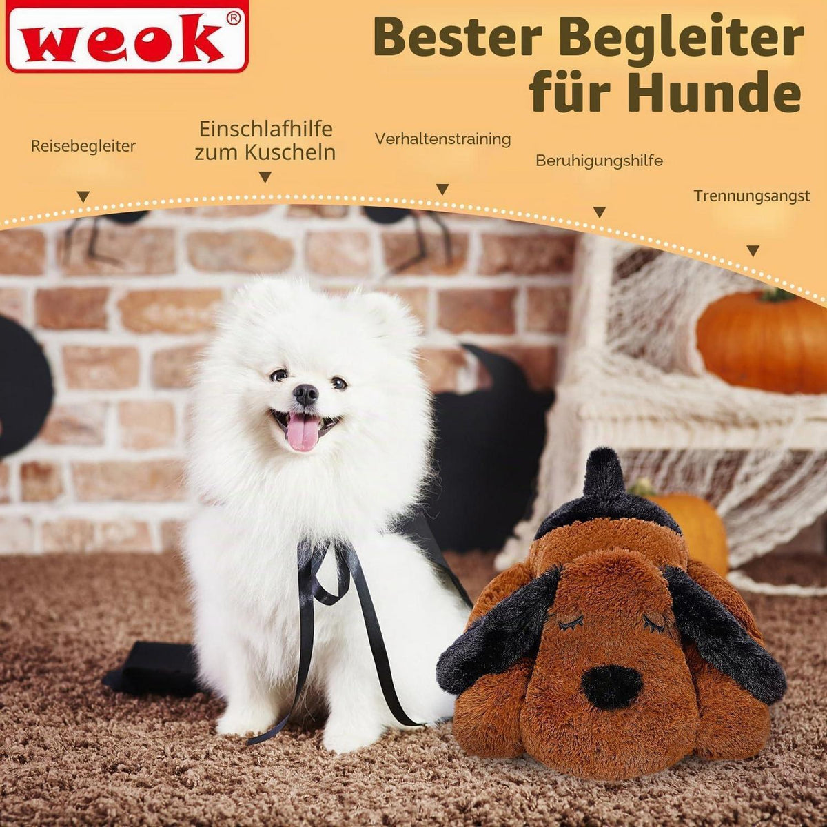 Herzschlag Welpe Plüschtier – Angstlinderung & Kuscheltraum
