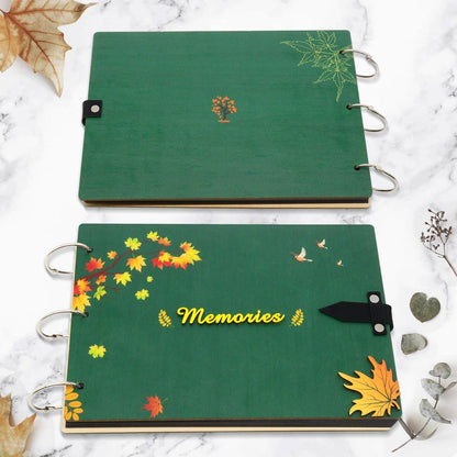 Fotoalbum Scrapbook Schwarze Seiten Reise DIY Geschenk