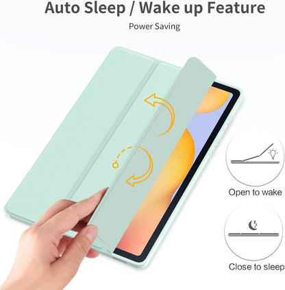 Hülle Samsung Galaxy Tab S6 Lite 10.4 Zoll Schutzfolie S Pen Halter