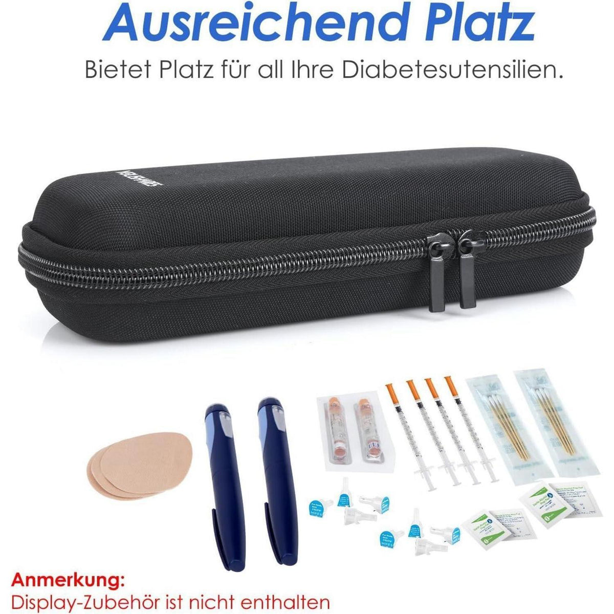 Insulin Kühltasche mit Kühlakkus – TSA-sicher für Reisen