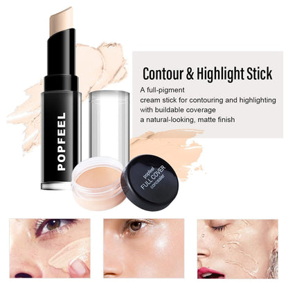 Geschenkset Make-up: Komplettes Kosmetik Set für Gesicht, Augen & Lippen