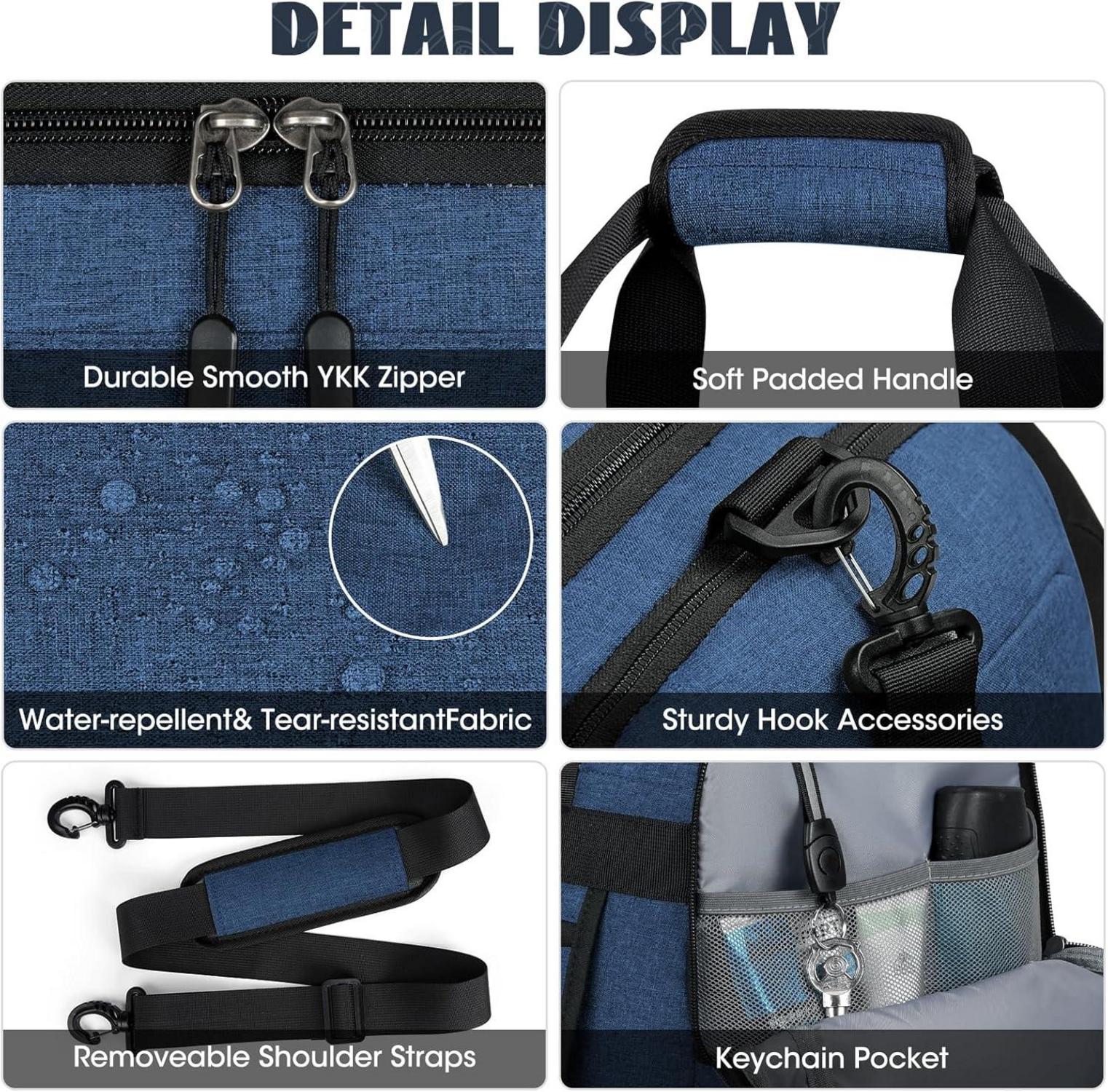 Sporttasche Damen Herren 40L 55L Gym Fitnesstasche Blauraißen