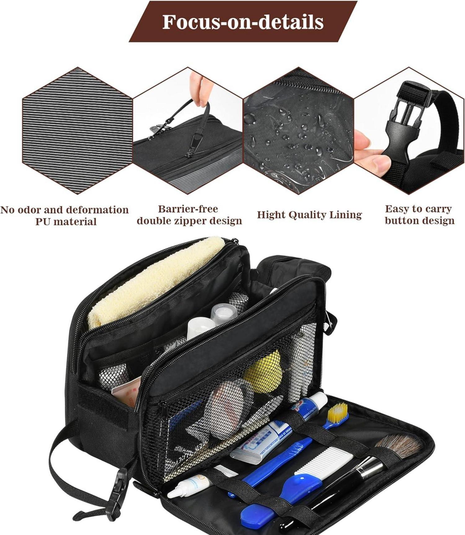 Großer Herren& Damen Reise Kulturbeutel Organizer Tasche Aufhängen für Reisen Camping Sport