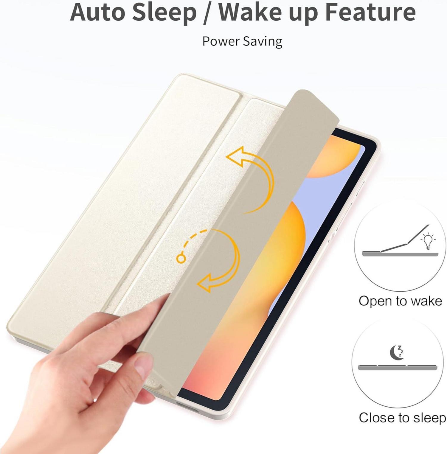Hülle Samsung Galaxy Tab S6 Lite 10.4 Zoll mit Schutzfolie S Pen