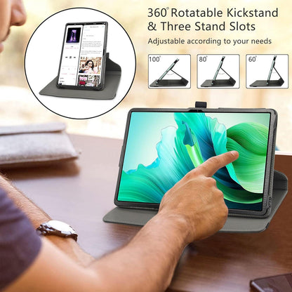 LiuShan Rotating hülle für 11 Zoll Tablet, Schwarz