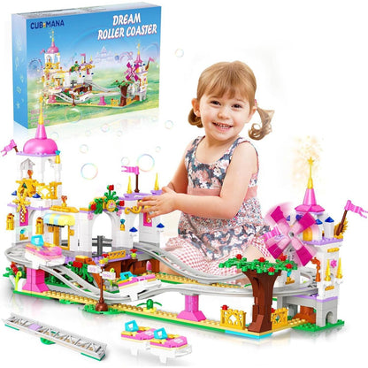 CUBIMANA Mädchen Vergnügungspark Achterbahn Baukasten - 719