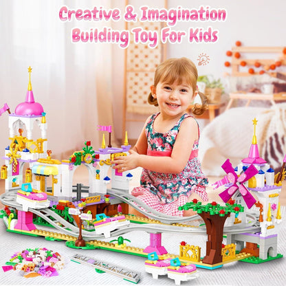 CUBIMANA Mädchen Vergnügungspark Achterbahn Baukasten - 719