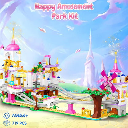 CUBIMANA Mädchen Vergnügungspark Achterbahn Baukasten - 719