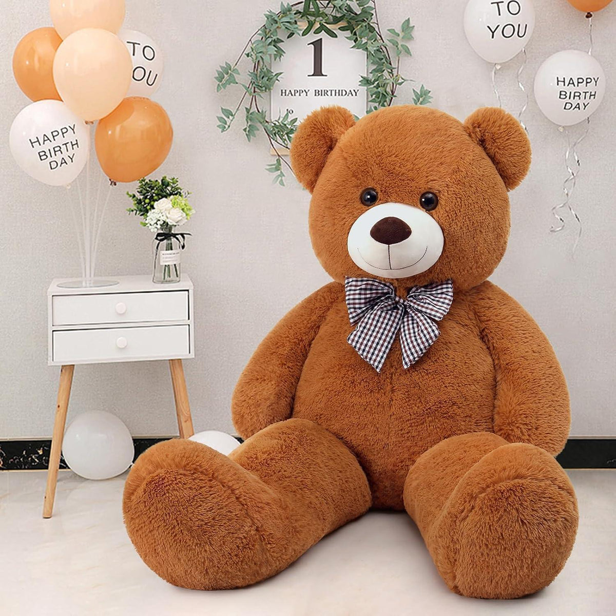 Riesen Teddybär 140cm - XXL Kuscheltier Geschenk Valentinstag