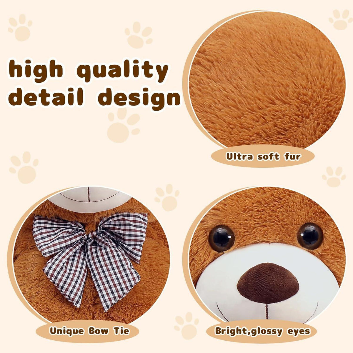 Riesen Teddybär 140cm - XXL Kuscheltier Geschenk Valentinstag