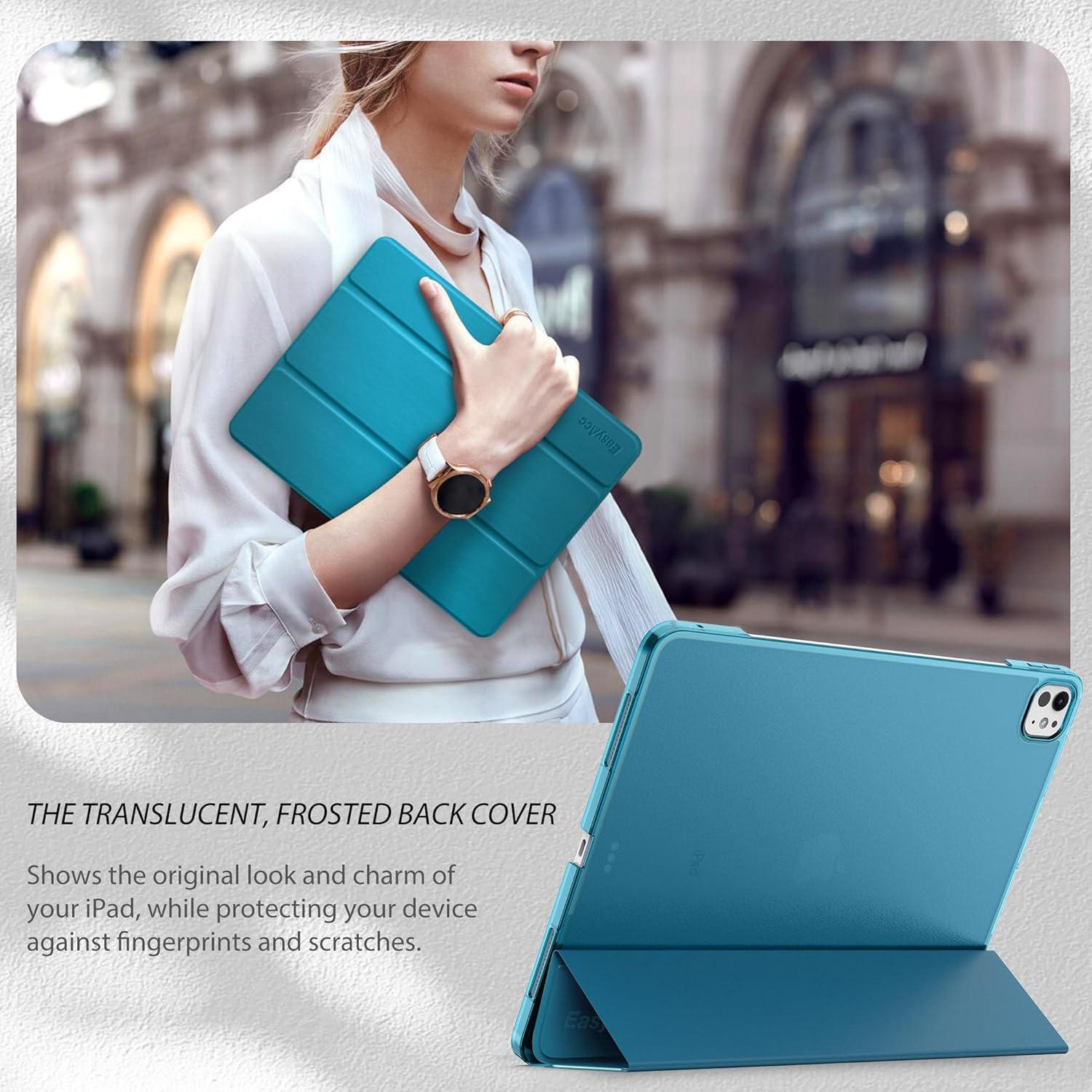 Schutzhülle für iPad Pro 11 Zoll M4 Hülle Dünn Cover Rückseite Blau