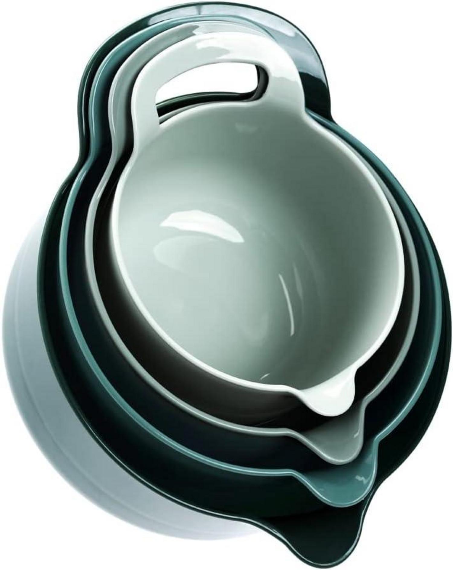 Rührschüssel Set 4er Pack mit Ausgießer und Griff BPA-frei
