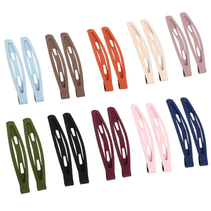 Sibba 20 Stück Snap Haarspangen Mädchen Damen Metall