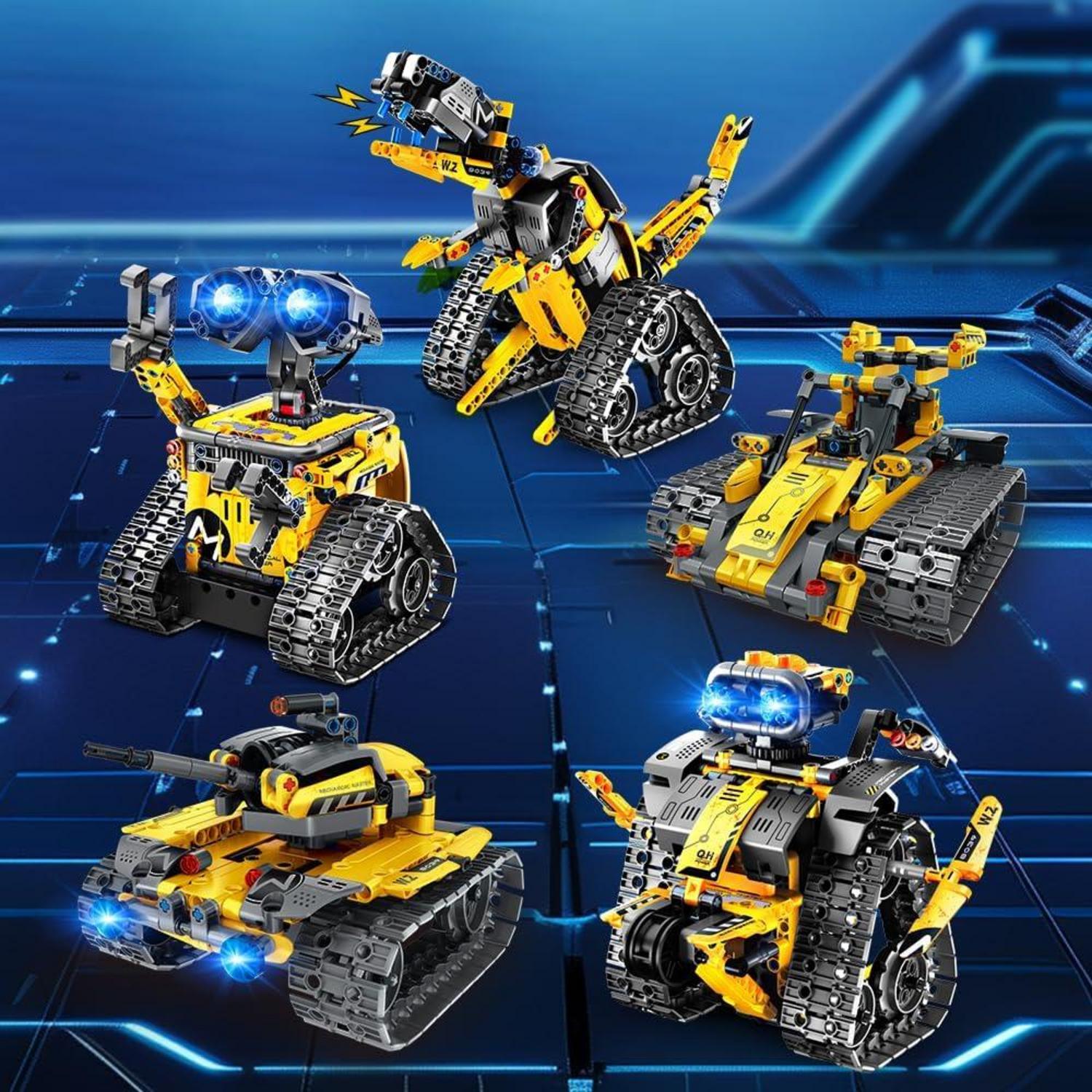 CUBIMANA Technik Roboter für Kinder - 5 in 1 Bauspielzeug