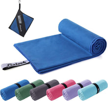 Großes Mikrofaser Sporthandtuch 180x80cm Schnelltrocknend für Sport