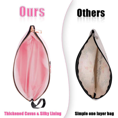 Personalisierte Kosmetiktasche mit Initialen, Pink