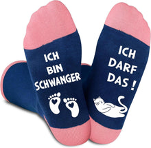 Schwangerschaftssocken Rutschfest Ankündigungsgeschenk Muttertag
