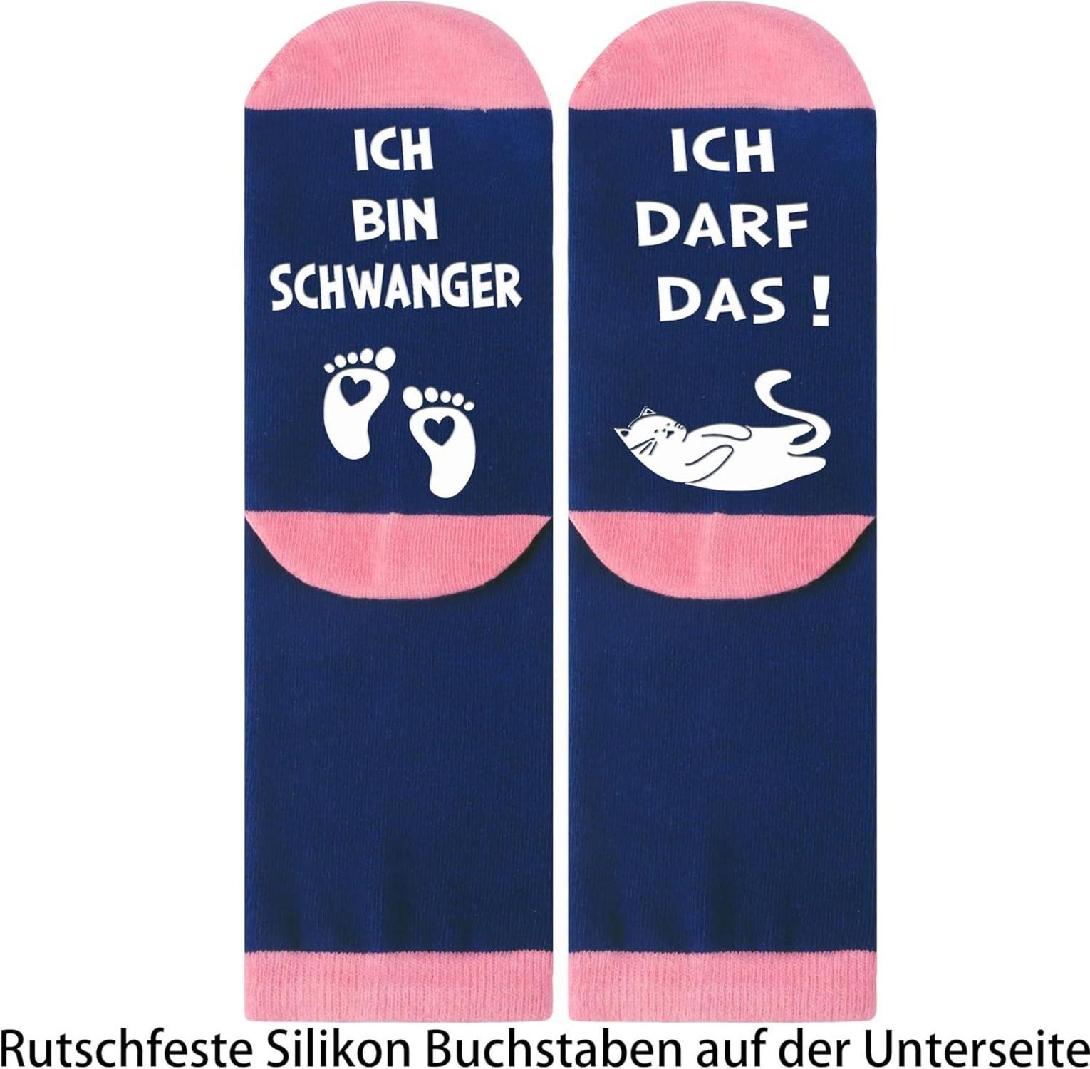 Schwangere Geschenk Socken Rutschfest Muttertag Ideen