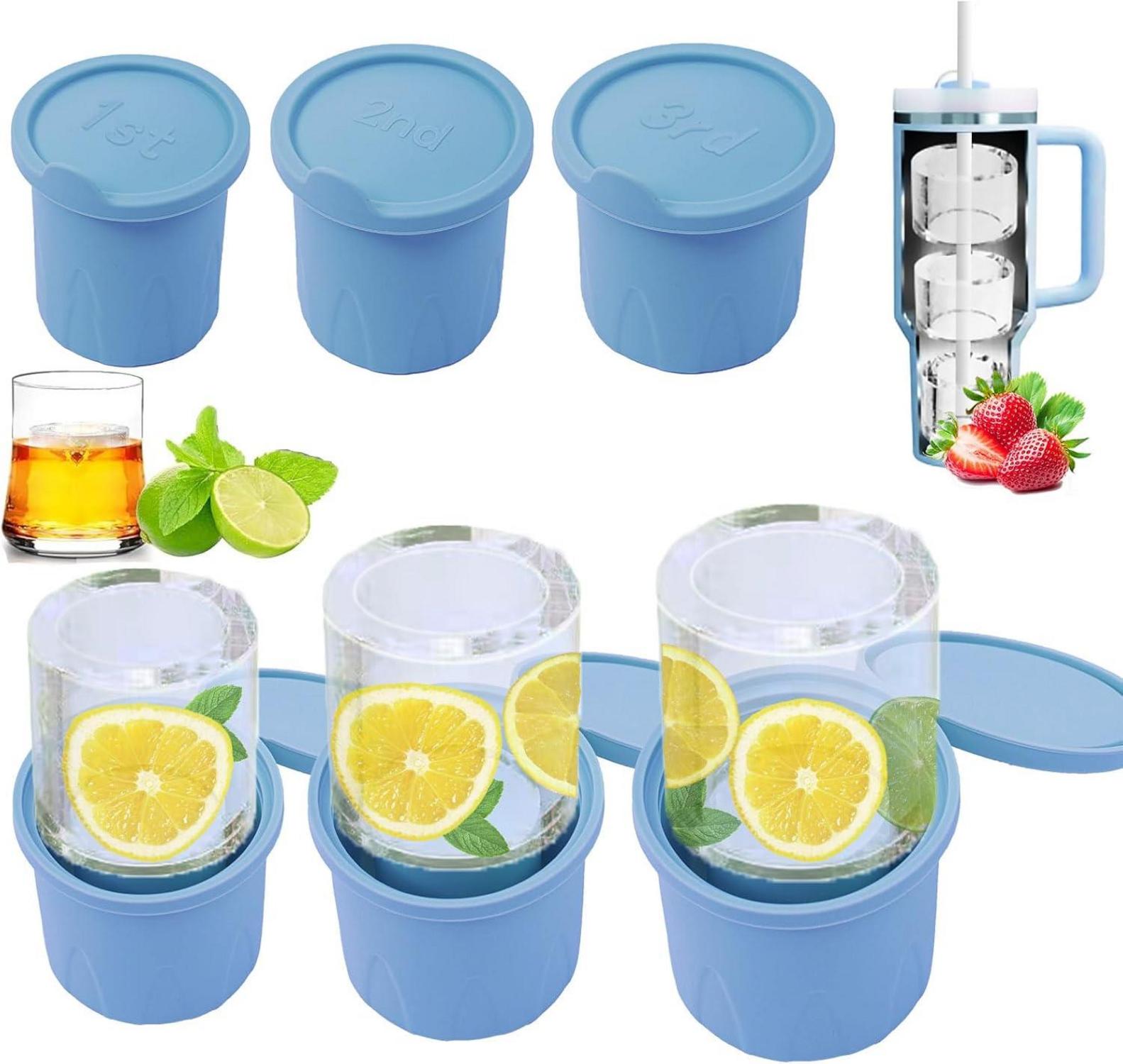 Eiswürfelform Silikon Stanley Cup Ice Cube Tray Deckel für
