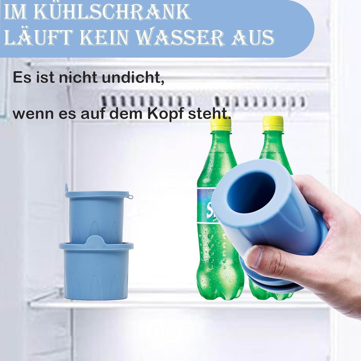 Silikon Eiswürfelform Stanley Cup 3er Set mit Deckel