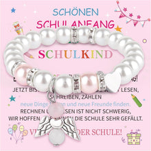 Einschulung Mädchen Armband Glücksbringer Schutzengel Schulanfang 2024