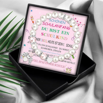 Einschulung Mädchen Armband Glücksbringer Schutzengel Schulanfang 2024