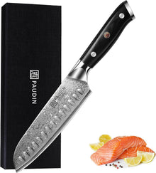 Santokumesser Damaststahl 17 cm Japanischer VG10-Kern