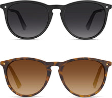 Polarisierte Sonnenbrille Vintage Stil UV400 Schutz Damen Herren