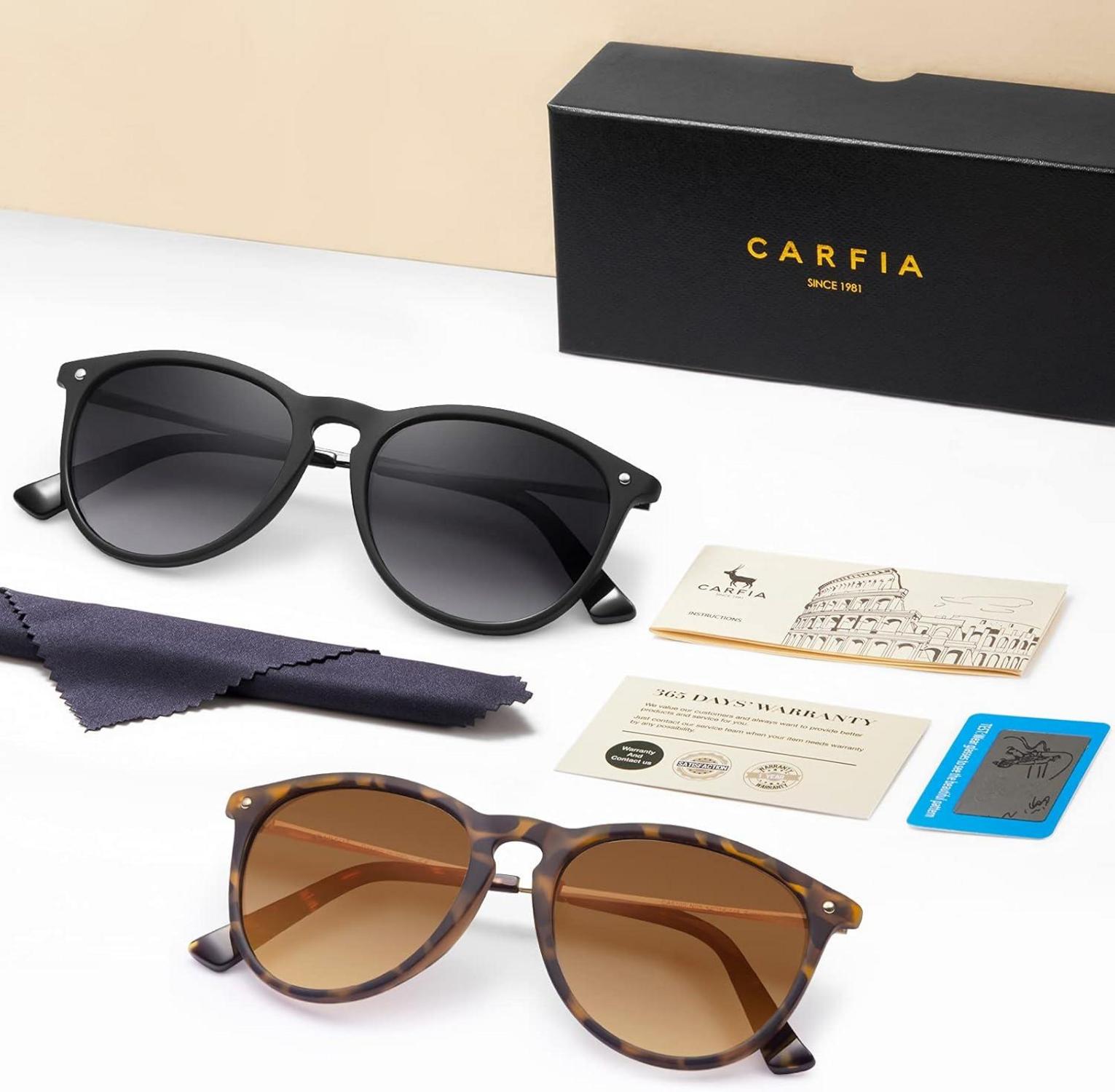 Vintage Polarisierte Sonnenbrille UV400 Schutz Ultraleicht Stilvolle