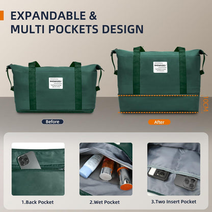 SHOWKOO Koffer Set Groß Hartschale Leicht ABS+PC 4 Rollen TSA-Schloss XL