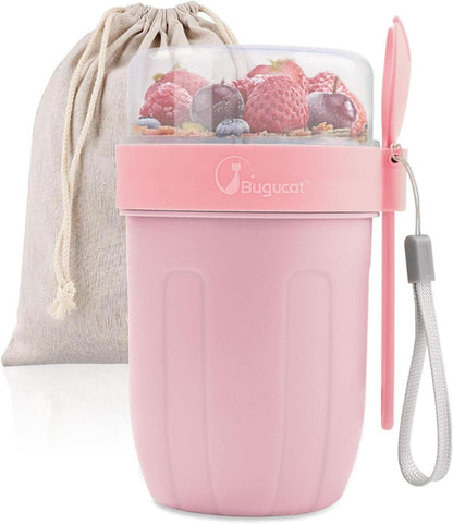 Müslibecher to Go 2in1 Joghurt & Müsli Cup Tasche