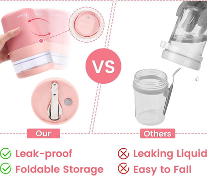 Bugucat Müslibecher to Go 500ml+150ml mit Löffel - Rosa