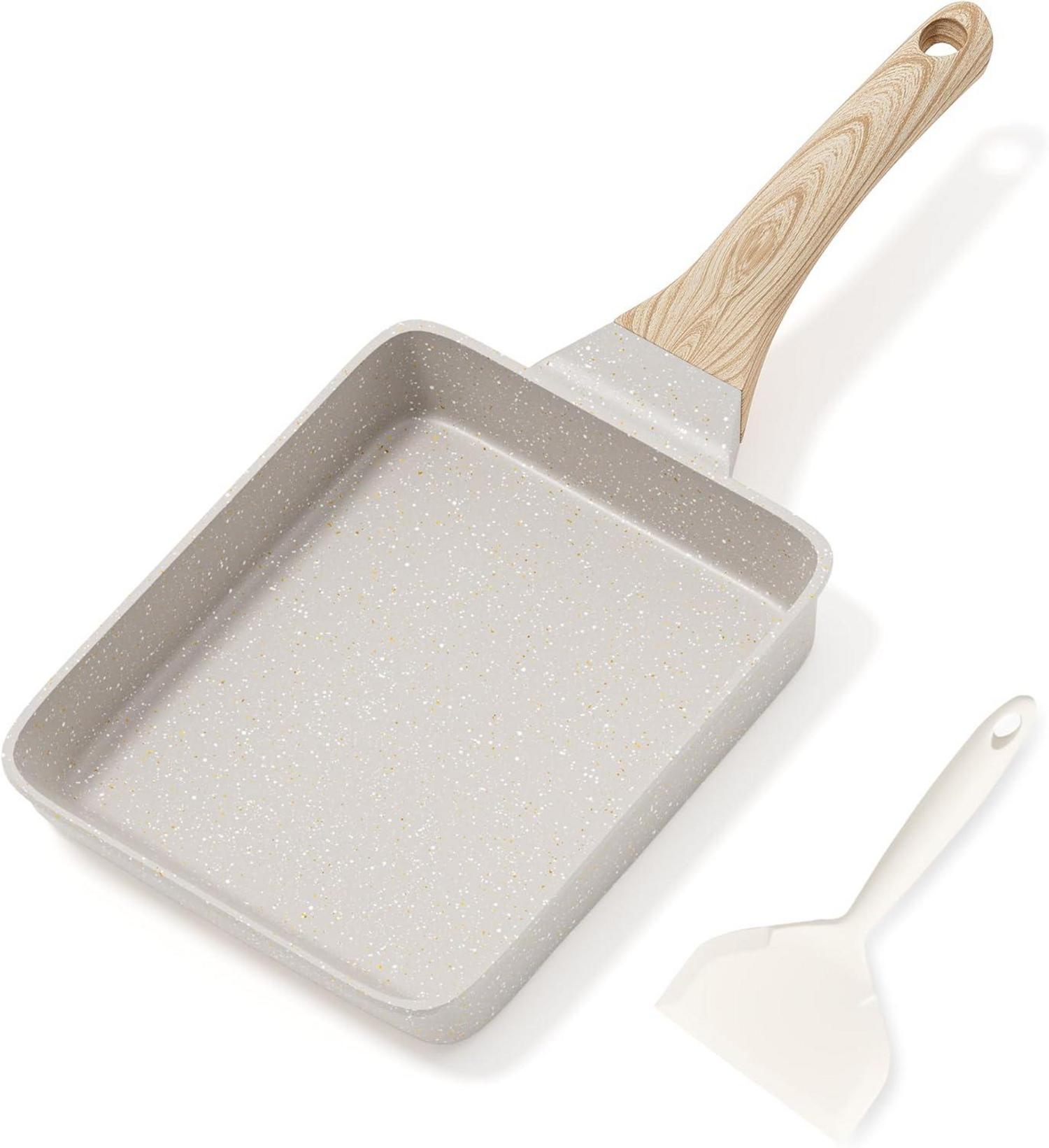 Antihaft Tamagoyaki Omelette Pfanne mit Granitbeschichtung - Induktion
