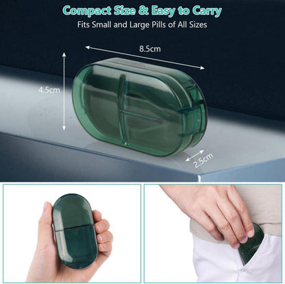 Tablettenteiler Pillenschneider für Kleine Große Tabletten