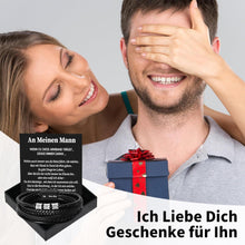 Ich Liebe Dich Armband für Männer Vater Sohn Weihnachten