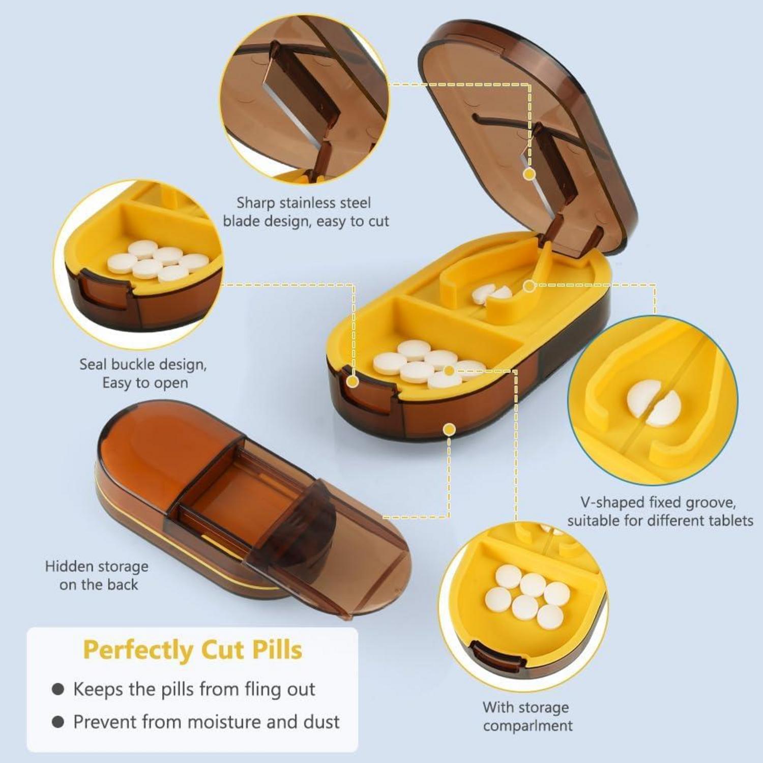 Tablettenteiler für Kleine und Große Tabletten, Präziser