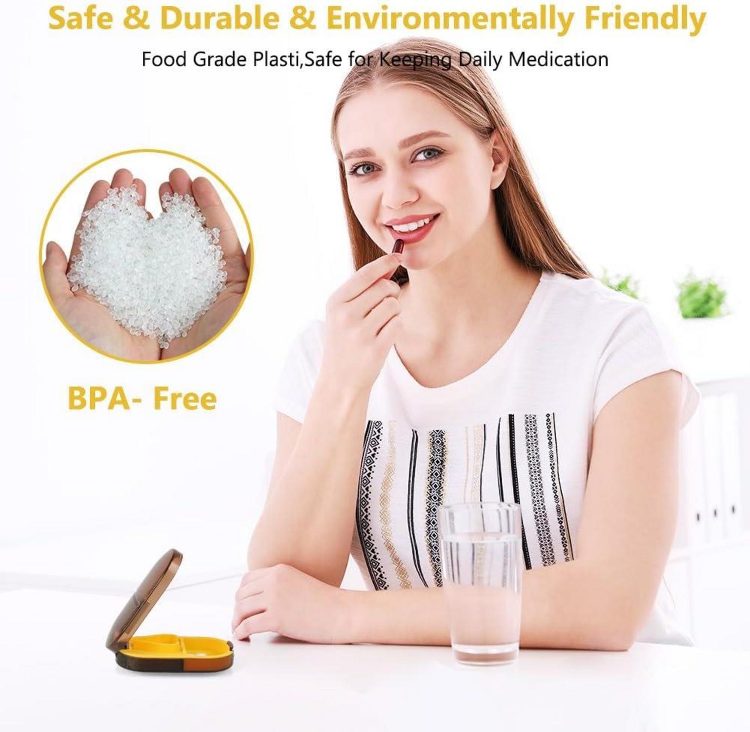 Tablettenteiler Pillenschneider ABS-Klingen für Kleine Große Tabletten