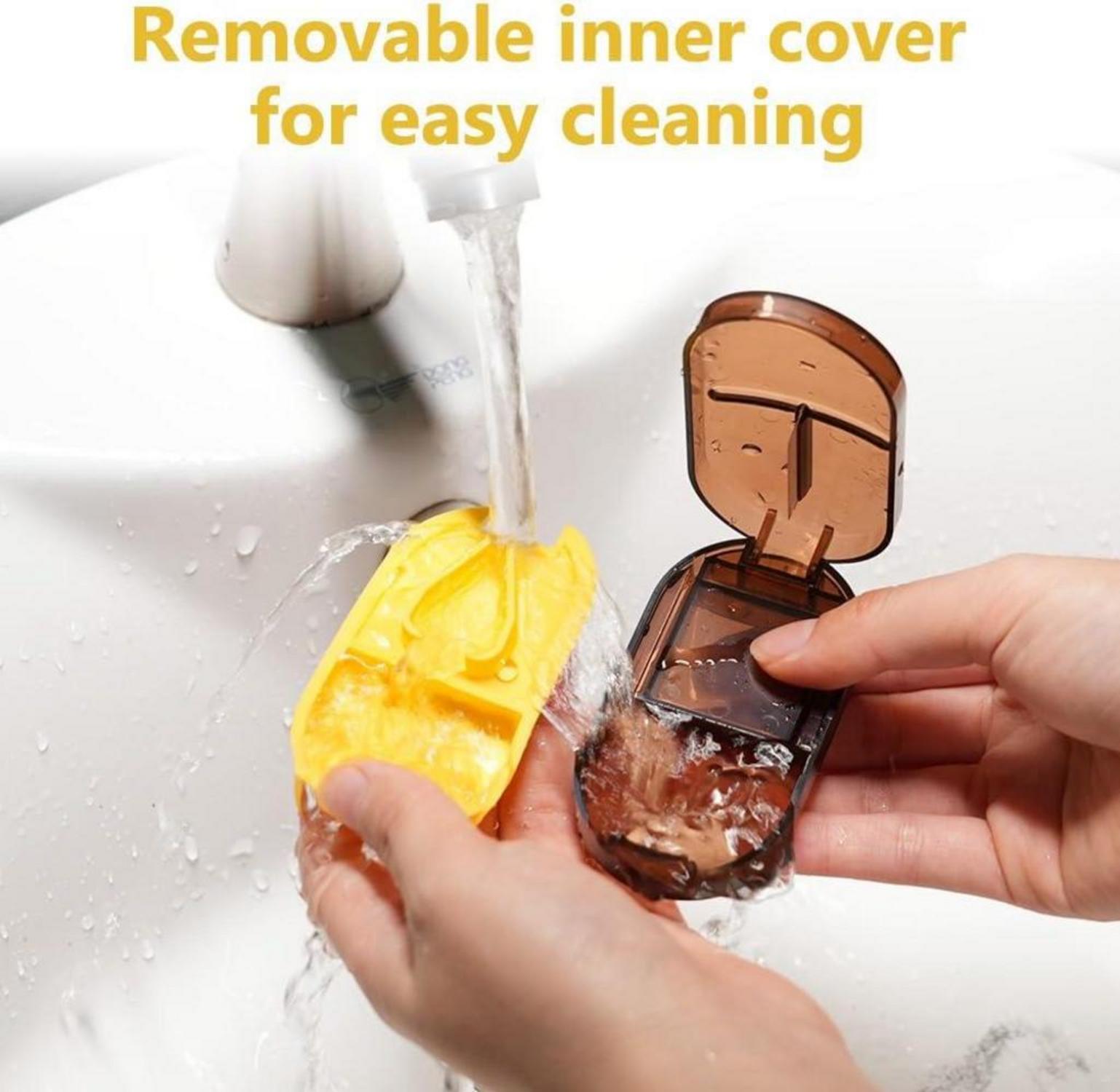 Tablettenteiler für kleine und große Tabletten, Pillenschneider Tablettenzerteiler in 1/2 und 1/4 schneiden