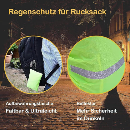Rucksack Regenschutz 18-25l wasserdicht Reflektoren Multifunktionsanwendung